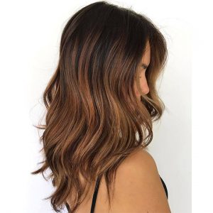 matrix balayage chatain